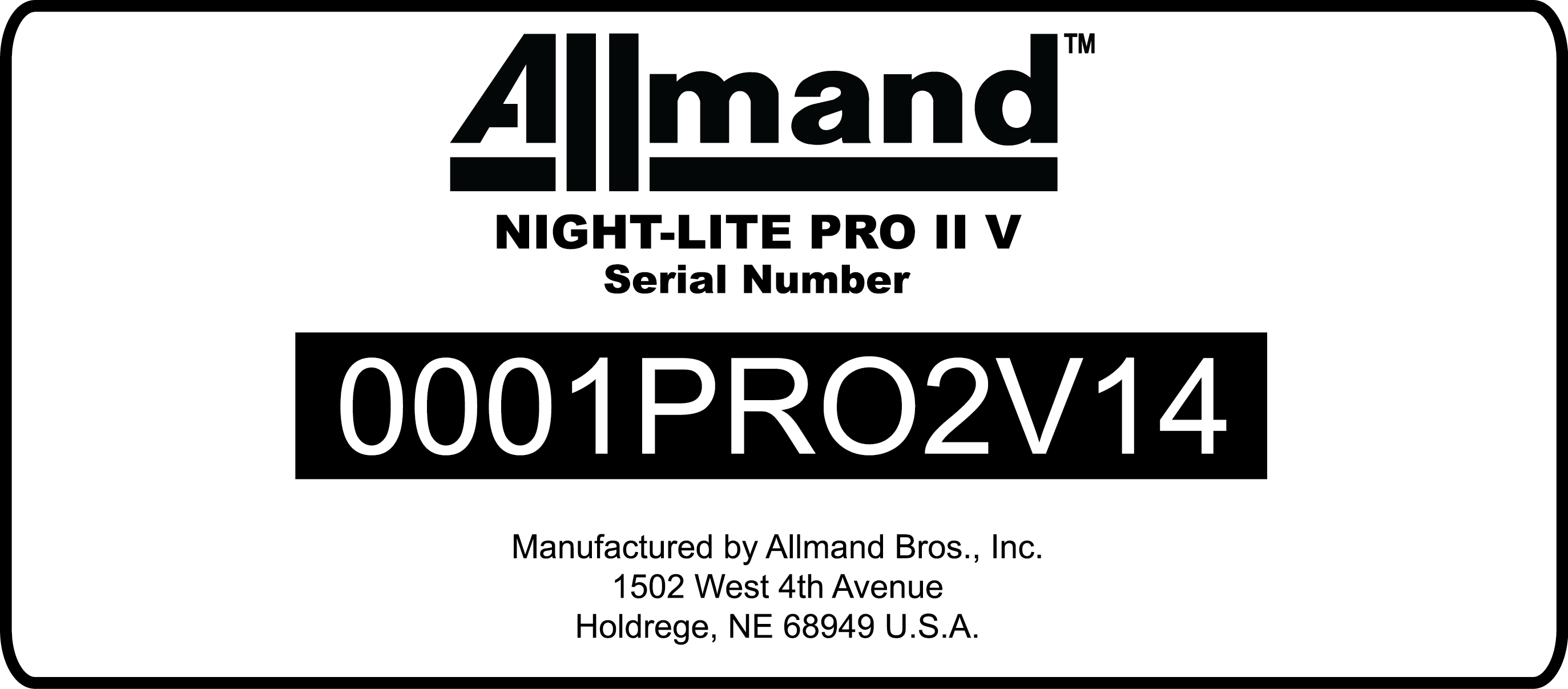 Allmand Serial Numbers