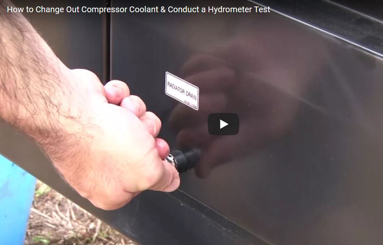 How to Change Coolant & Conduct a Hydrometer Test on a Compressor