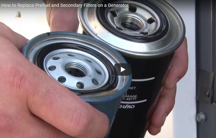 How to Replace pre fuel and Secondary Filters on Generator