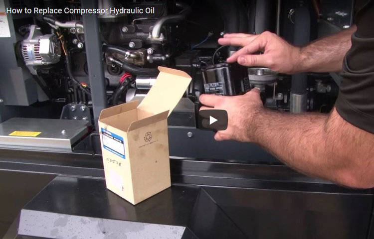 How to Replace Hydraulic Oil on a Compressor